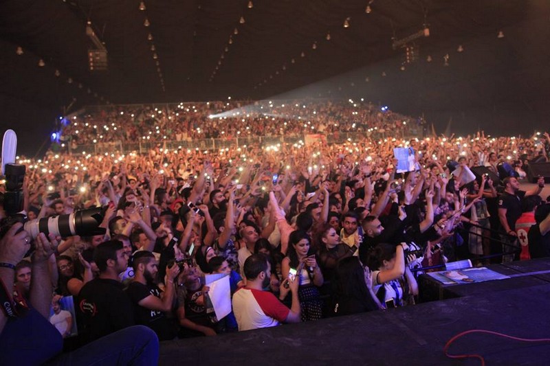 Tamer Hosny at Beirut Holidays